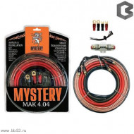 Mystery Mak-4.08 [4х кан.RCA вит. пара 5м/силовой 8GA 6м/акуст. провода 1.5мм 15м/60А]