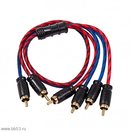 Kicx Headshot RCA-24-050-SS [0.5м./2-х кан на 4 канала/витая пара/медный/межблочный кабель]