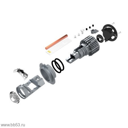 H7/H18 MTF Light MiniLENS светодиодные лампы с линзой [H7/H18 6000K/4000Lm/55W/12-24v/2 шт ]