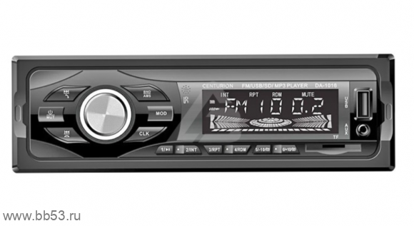 Phantom DA-1016 [BT/без CD/mp3/2 RCA/2 front USB/SD/EQ]