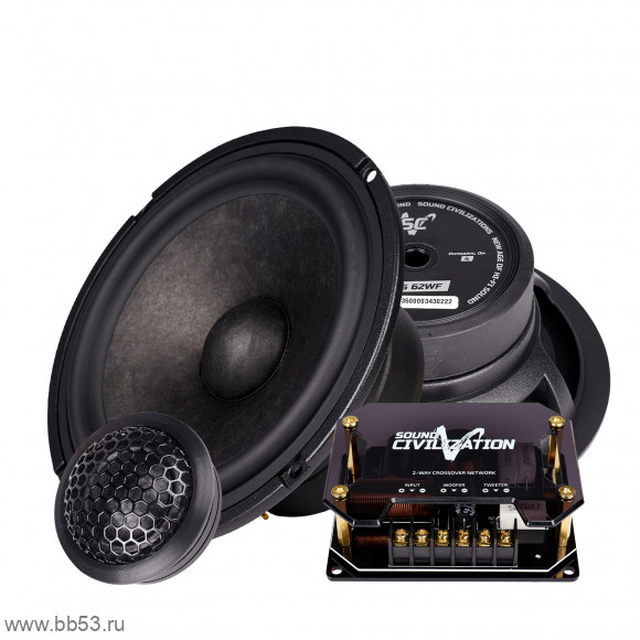 Kicx Sound Civilization MS 62 [16см/2х комп./100Вт ном./200Вт макс./90Дб/4 Ом/55 - 20000 Гц]