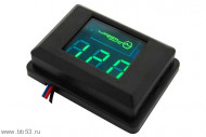 Ural DB Voltmeter [вольтметр автомобильный с управляющим проводом/3 символа/зеленый]