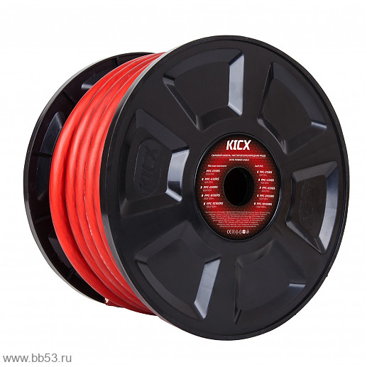 Kicx PPC 015RS 0GA [Силовой кабель красный 1м./OFC МЕДЬ]