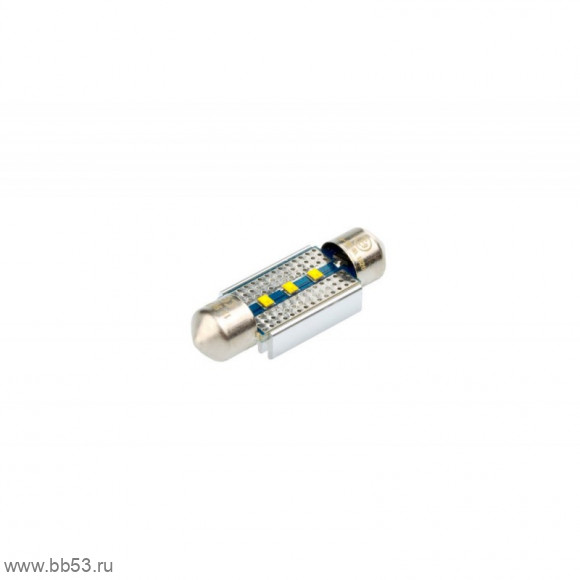 Лампа светодиодная 11-36 Optima Premium Festoon PHILIPS CAN (SV8,5), 3W, 5100K, салонная, 12v