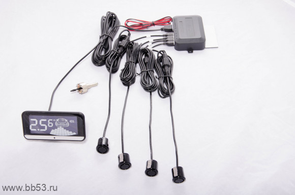 СТ PTS 410V10 Viper [4 черных датчика/цветной дисплей с бипером, голосом и расстоянием]