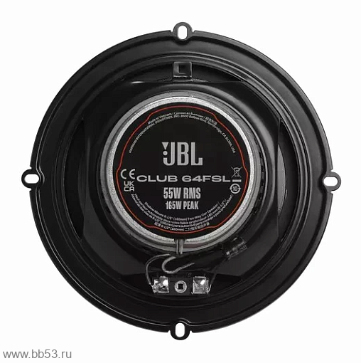 JBL Club 64FSL [16см/2х пол. коакс./55Вт ном./165Вт макс./92Дб/3 Ом/55 - 20000Гц]