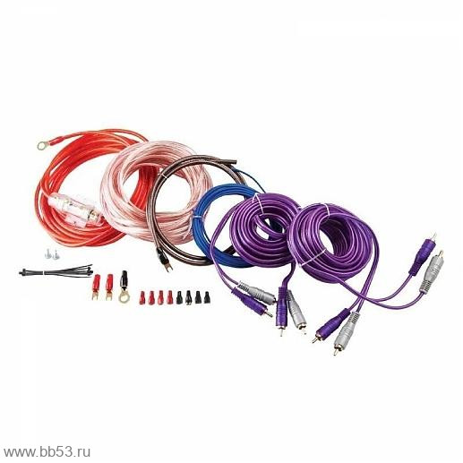 Kicx PK 408 [4-x кан.RCA/сил 8GA 6м/акуст.провода 16GA 10м/40A]