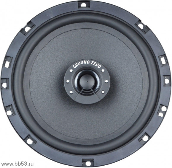 Ground Zero GZIF 6501FX [16.5см/2х пол. коакс./70Вт ном./110Вт макс./91Дб/60-20000 Гц/44мм глубина]