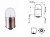 Автолампа R10w (BA15s) 12V Philips 12814CP