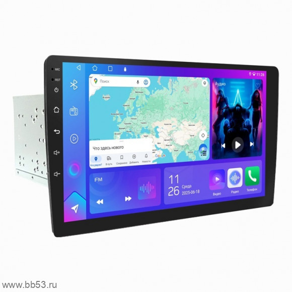 Eplutus CA103 [11"/8 ядер+4Gb+64Gb/4k/CarPlay+Android Auto/ANDROID 12/BT 5.43/USB/lTE/WiFi/GPS]