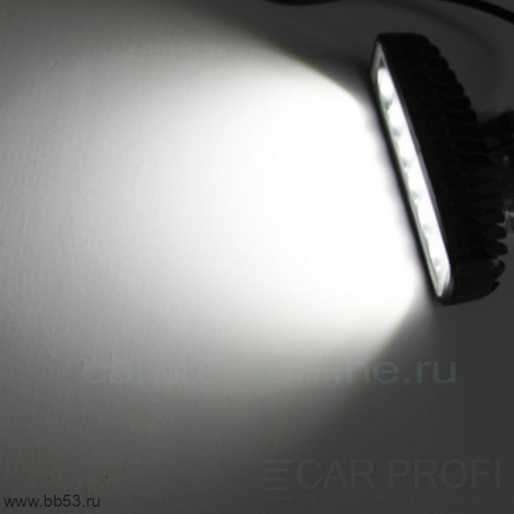 Балка светодиодная CP-18 Flood C06 рассеиваемый 6x3W CREE 18W 1680Lm 94*65*65 мм [1 шт., 9-32V]