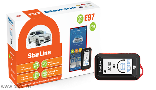 StarLine E97 3CAN+FD+4LIN LoRa ECO [3CAN+FD+4LIN/LoRa/автозапуск/датч. перемещ/турботаймер]