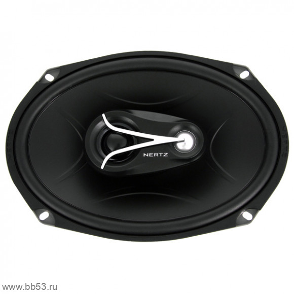 Hertz ECX 690.5 [6"x9"/2х полосн. коакс./100Вт ном./300Вт макс./95Дб/глубина 77мм/40-23000 Гц]