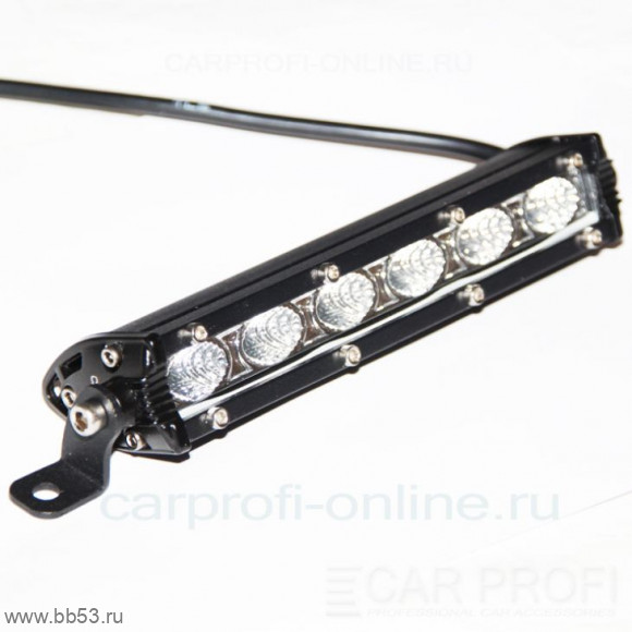 Балка светодиодная CP-SL-18 Flood рассеиваемый 6x3W CREE 18W 180*26*44 мм [1 шт., 9-32V]