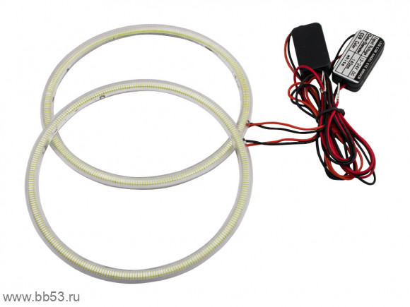 Ангельские глазки DIXEL COB-WHITE-80mm сплошной COB диод + рассеиватель, 2шт., 12-24V, 2.5W Ангельские глазки DIXEL COB-WHITE-80mm сплошной COB диод + рассеиватель, 2шт., 12-24V, 2.5W