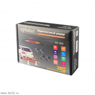 Eplutus ED-204 Black [4 черных датчика/цветной дисплей с бипером и расстоянием]