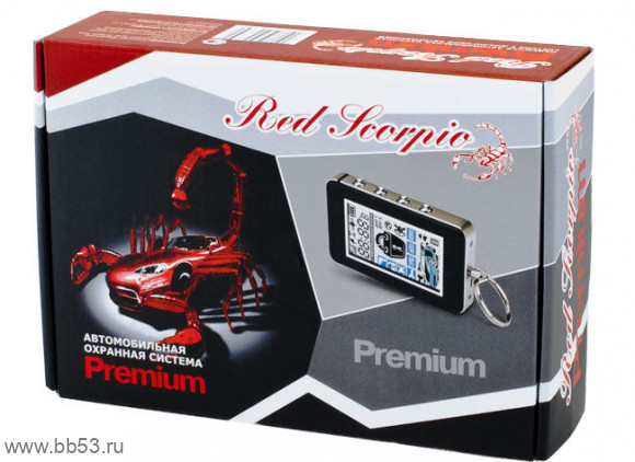 Red Scorpio Premium [2-way/ЖК пейджер/диалоговый код/доп. каналы]
