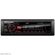 ACV AVS-401UBR [BT/без CD/mp3/front USB/SD/EQ/2 RCA/красная подсветка/несъемная панель]