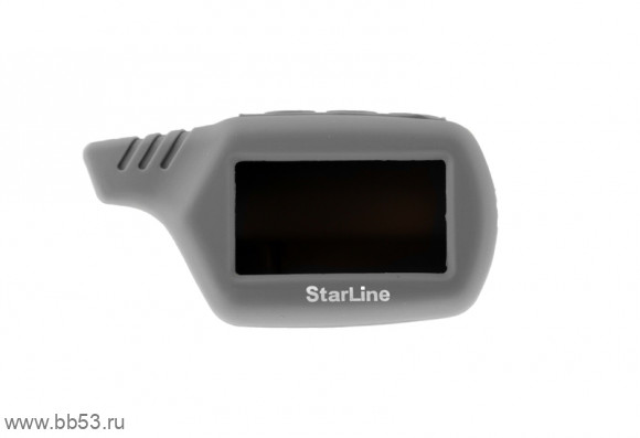 StarLine B6/B9/A61/A91 [чехол для брелока СИЛИКОН СЕРЫЙ]