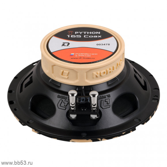 DL Audio Python 165 Coax [16см/2х полосн.коакс./70Вт ном./90.5Дб/4 Ом/55 - 21000 Гц]