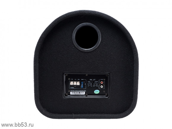 AURA SW-T30A [12"/RMS 121Вт/MAX 1201Вт/фазик/провода в комплекте/компактный корпус труба]