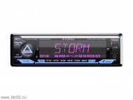 AURA Storm 555BT [SD/BT/mp3/FLAC/USB/SD/EQ/3 RCA sub control/несъемная панель/2-Zone/пульт]