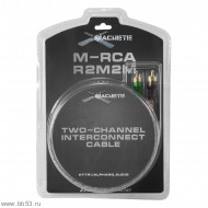 Machete M-RCA R2M2M [5.2м./2-х канальный/проводник из OFC меди/межблочный кабель]