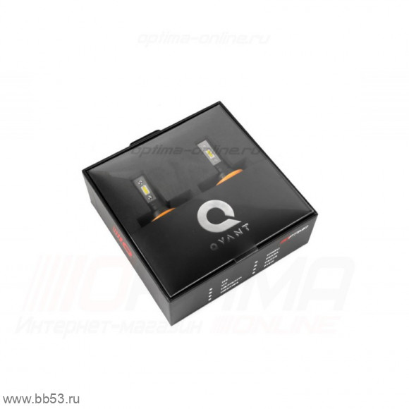 H16EU/5202 OPTIMA LED QVANT комплект светодиодных ламп 1500Lm/12-24V/13W/5000K/2шт