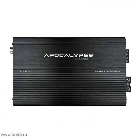 Deaf Bonce Apocalypse ASA-2000.2 [RMS: 2x940W (4 Ом) 2x1490W (2 Ом)/ 2х2000W (1Ом)/класс D]