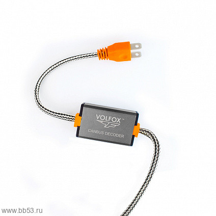 H1 VOLFOX DIAMOND LED комплект светодиодных ламп чипы Lumileds ZES 3500Lm/12-30V/37Вт/CANBUS/2шт