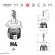 H4 (24V) MTF Light MaxBeam CAN комплект светодиодных ламп CSP 3570/6000K/12V/55W/4250Lm/2шт.