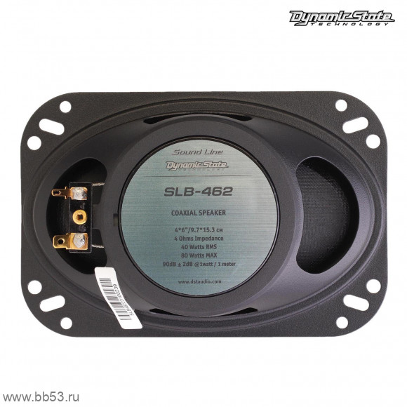 Dynamic State SLB-462 [4"x6"/2х полосн. коакс./40Вт ном./80Вт макс./90 Дб/90Гц- 20кГц/4 Ом]