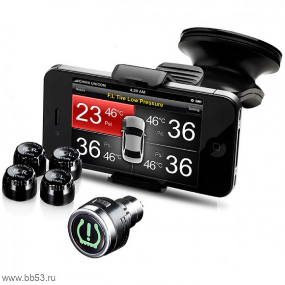 TPMS-8886 [для смартфона/4 внешних датчика]
