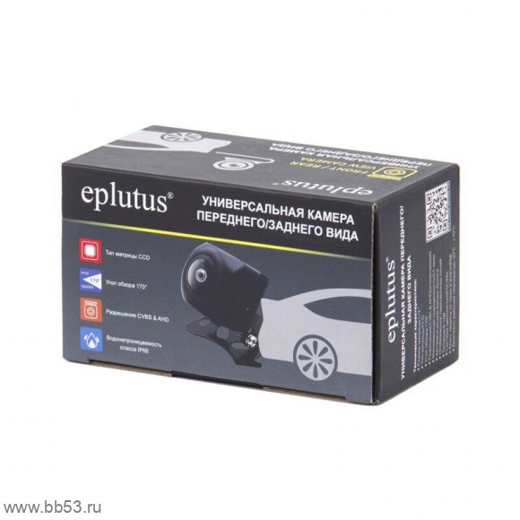 Eplutus CM-62 [Универсальная врезная навесная камера СVBS & AHD переднего или заднего вида/170 гр.]