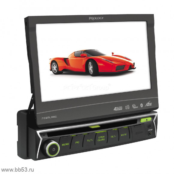 Prology MDN-1730T [НАВИГАЦИЯ/7" мото дисплей/DVD/mp3/USB/3 RCA out Sub control/любая подсв.]