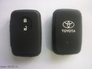 Чехол смарт ключа силикон 1021 Toyota Smart 2 кнопки