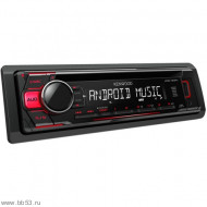 Kenwood KDC-151RY [MP3/CD/USB/Android/AUX/EQ/2 RCA/красная подсветка/съемная панель/2017]
