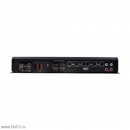 Kicx QR 4.120AB [RMS: 4x120W 2x300W (4 Ом) 4x150W (2 Ом)/регулир. low-pass фильтр]