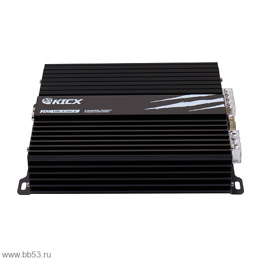 Kicx RX 120.2 ver.2 [RMS: 2x120W (4 Ом) 2x180W (2 Ом)/регулир. high,low-pass фильтры]