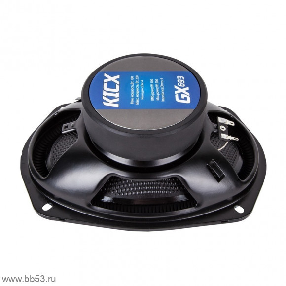 Kicx GX-693 [6"x9"/4х полосн.коакс./100Вт ном./200Вт макс./92Дб/4 Ом/50 - 20000 Гц]