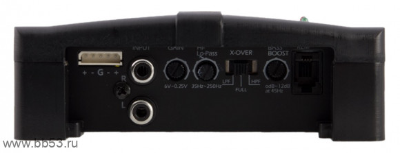 Power Acoustik RZ2-1300D [RMS: 2x185W 1x540W (4 Ом) 2x270W (2 Ом)/регулир. high,low-pass фильтры]