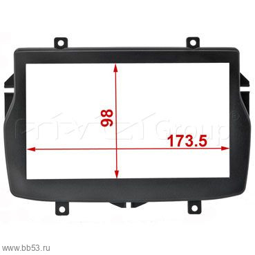 Intro 95-3344 Рамка LADA Vesta 2din (14->) 2din