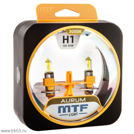 H1 MTF Light Aurum 3000K [EUROBOX 2 шт. 55W PX26d]
