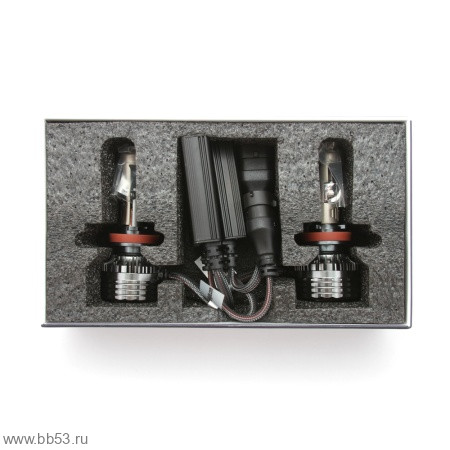 H11/H8/H16 MTF Light MicroLENS светодиодные лампы с линзой [6000K/4000Lm/50W/12-24v/2 шт ]