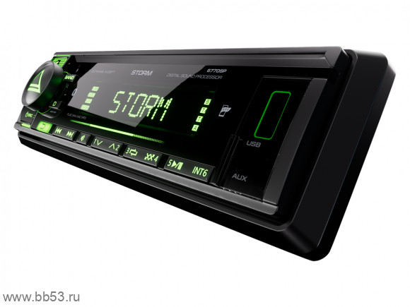 AURA STORM-678DSP [без CD/BT/mp3/USB/SD/EQ/3 RCA sub control/пульт/ПРОЦЕССОР]