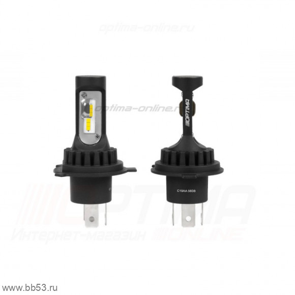 H4 OPTIMA LED QVANT комплект светодиодных ламп 1500Lm/12-24V/13W/5000K/2шт