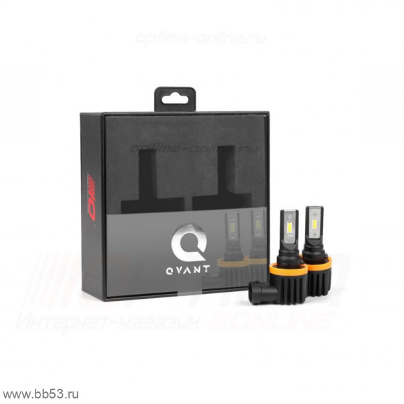 H11 OPTIMA LED QVANT комплект светодиодных ламп 1500Lm/12-24V/13W/5000K/2шт
