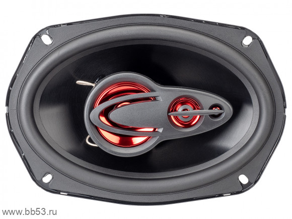 AURA FIREBALL-694 [6"x9"/3х полосн.коакс./121Вт ном./251Вт макс./93Дб/4 Ом/45 - 20000 Гц]