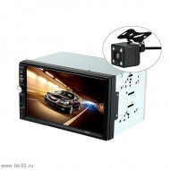 NO NAME 7012B [7" 800*480/БЕЗДИСКОВАЯ/USB/SD/AUX/Bluetooth/пульт ДУ + КАМЕРА В КОМПЛЕКТЕ]