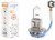 H3 MTF Light LongLife x4 + 30% 3000K [BOX 1 шт. 55W 1450Lm PK22s]